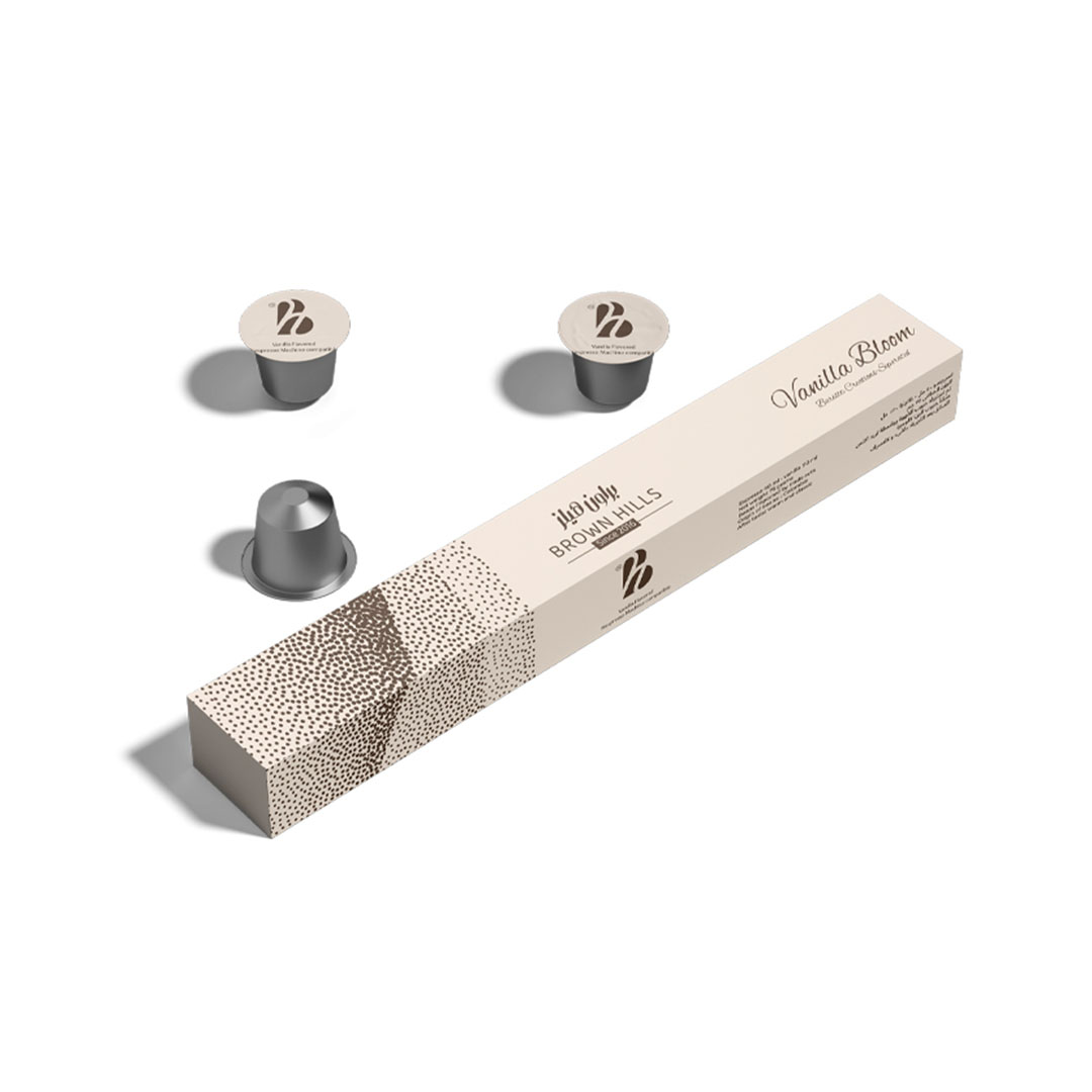 براون هيلز قهوة اسبريسو كبسولات - فانيليا - 10 كبسولات - 75 جرام