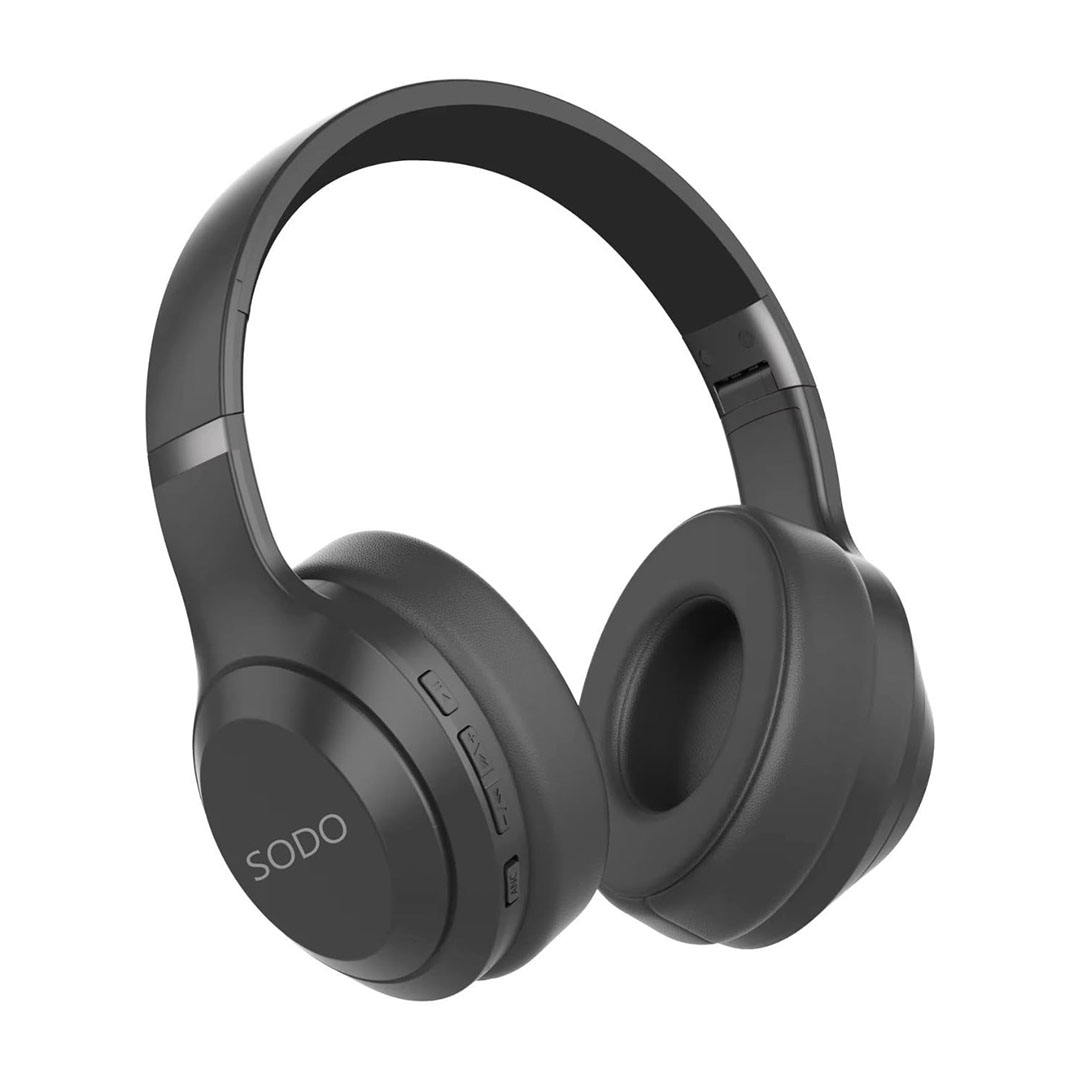 سماعات رأس SODO SD-1016 فوق الأذن ستيريو مع باس - أسود - SD-1016