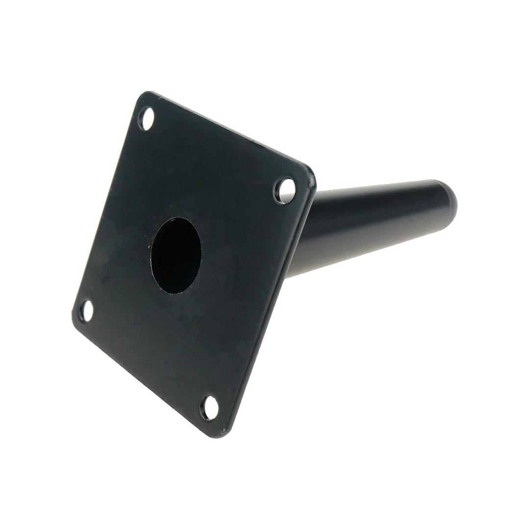 أرجل أثاث معدن - 6 بوصة - أسود - 4 قطع