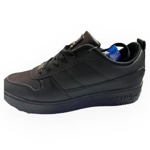 Activ كوتشي رجالي رياضي جلد - أسود 20216482