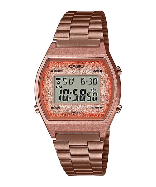 Casio B640WCG-5DF ساعة حريمي - 35 ملم - روز جولد