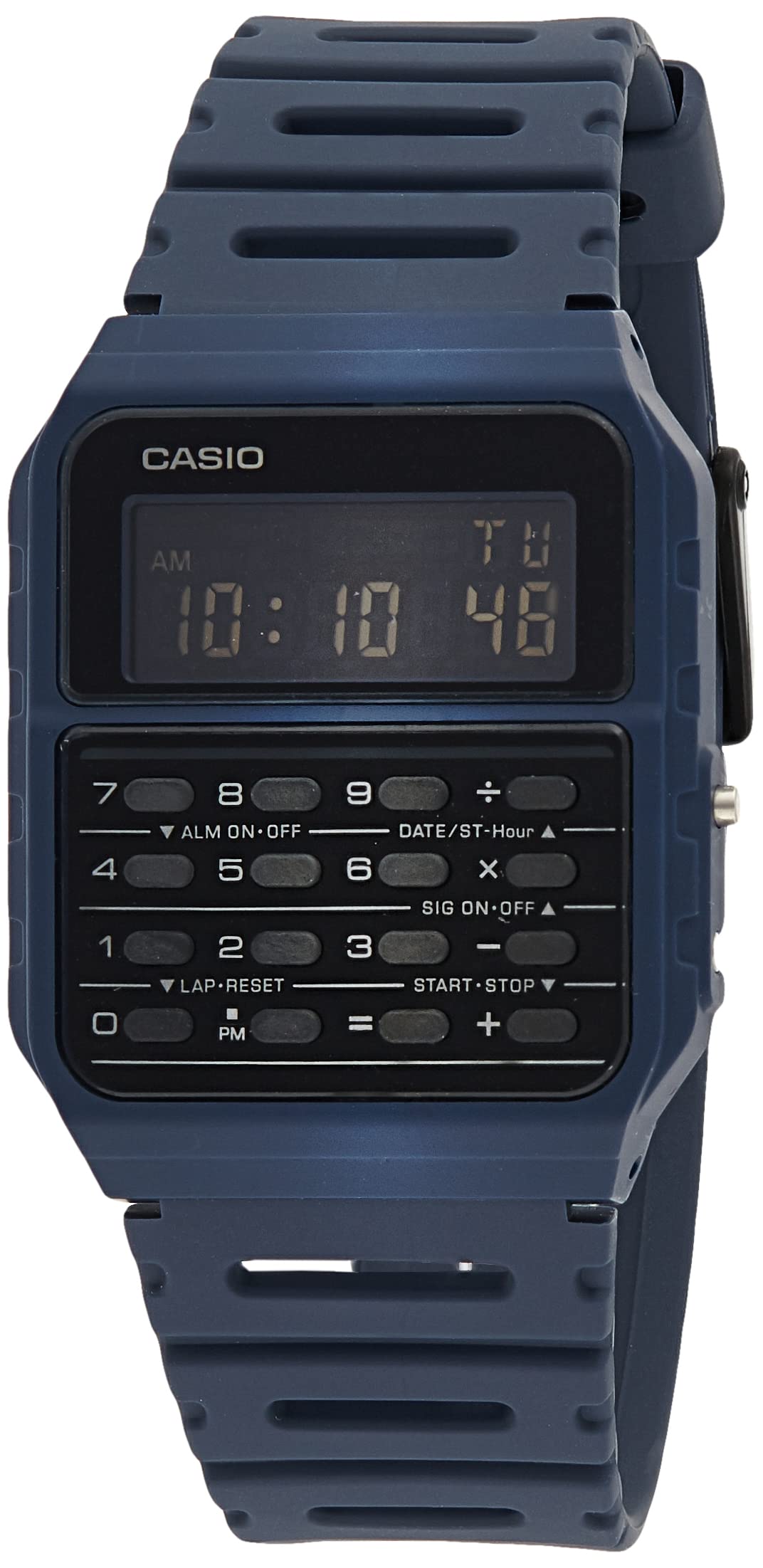 Casio ساعة للجنسين بآلة حاسبة - أزرقCA-53WF-2B