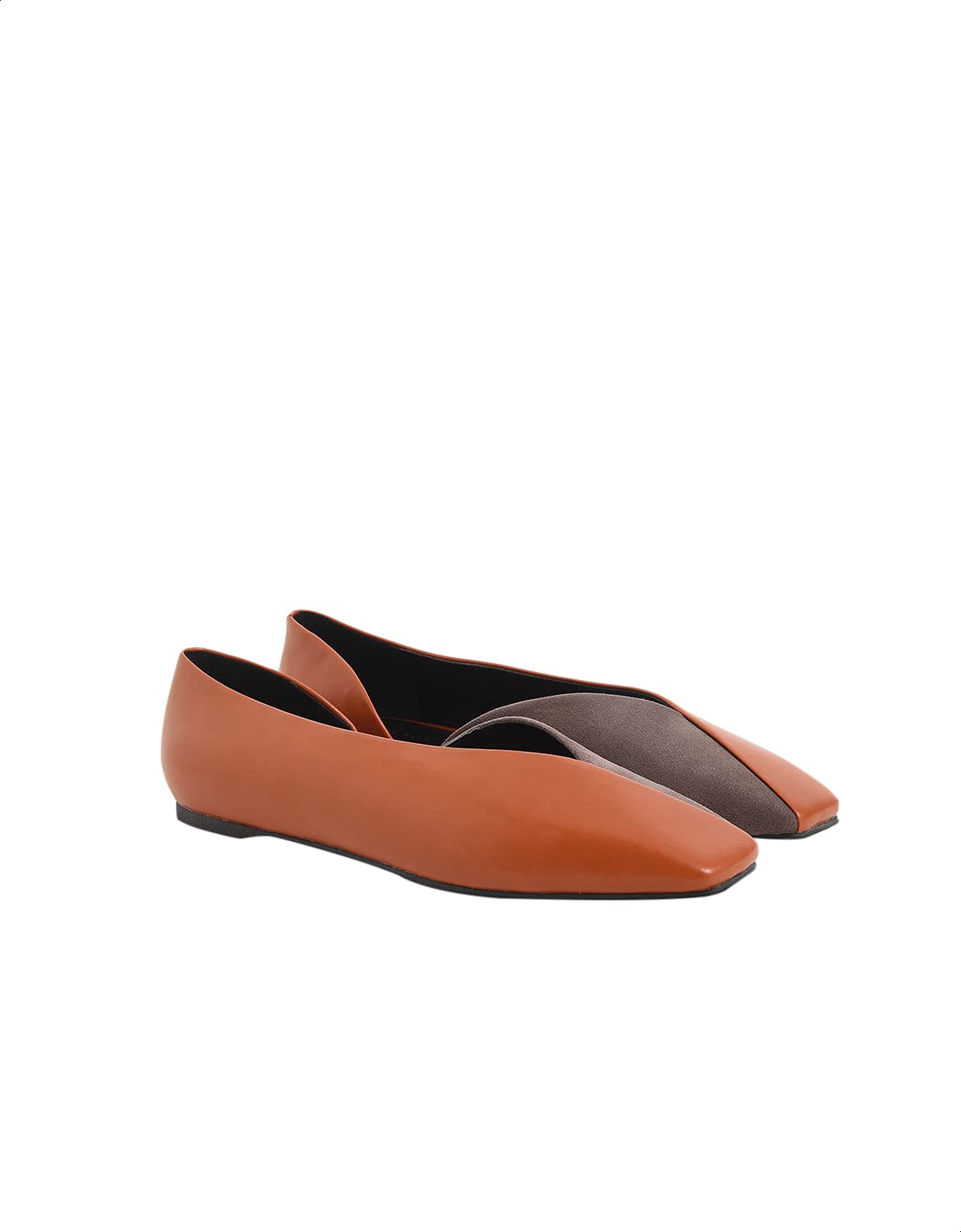 Charles & Keith جزمة دورساي جلد حريمي - جملي - CK1-70580129