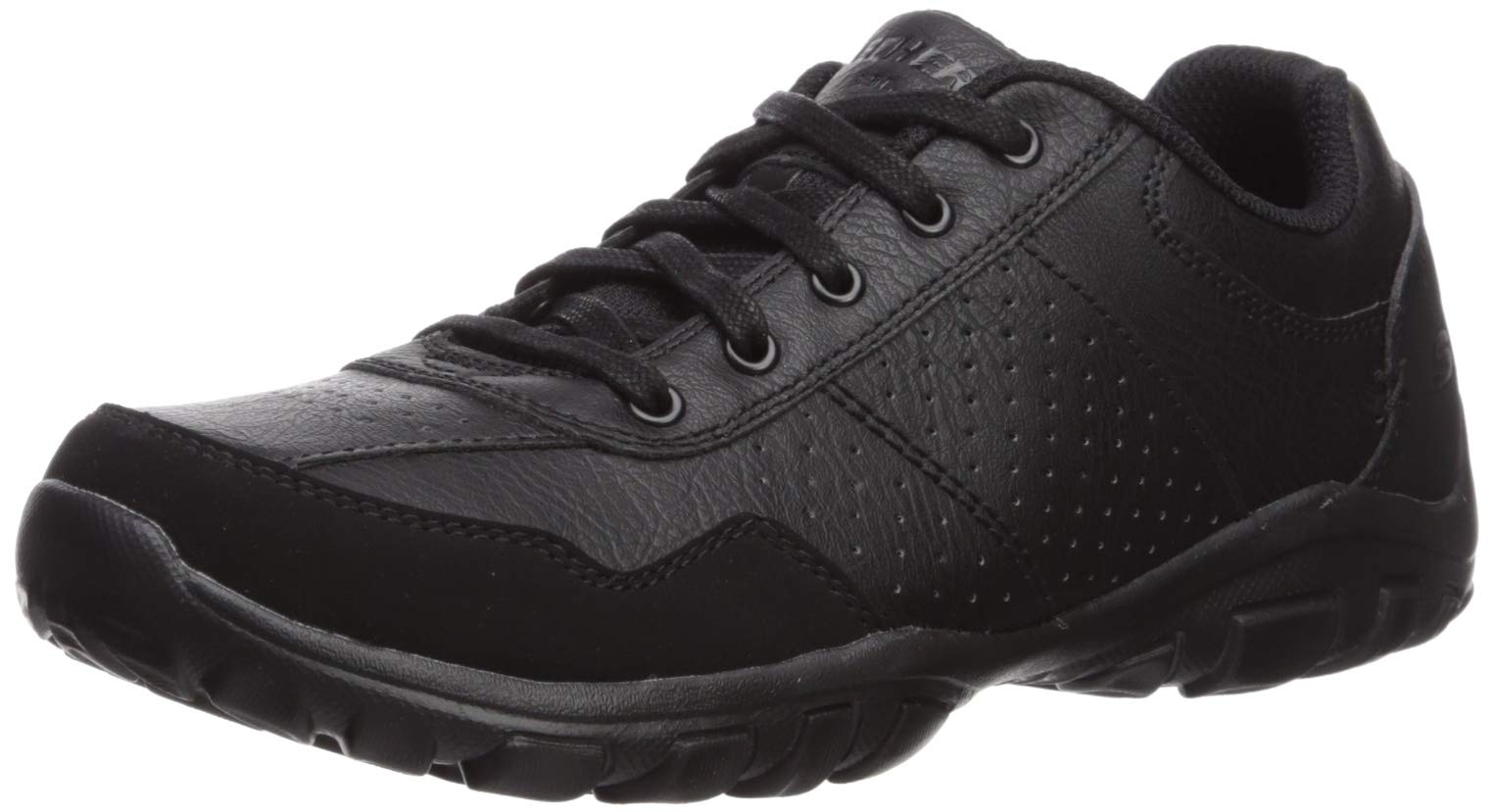 Skechers حذاء رياضي شمواه أطفالي - أسود - 96320L