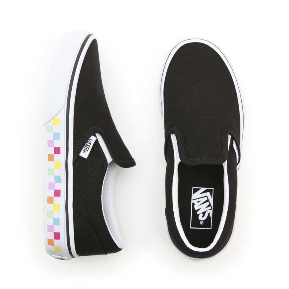 جزمة فانس كاجوال للأطفال - أسود - VN0A4BUT31K1