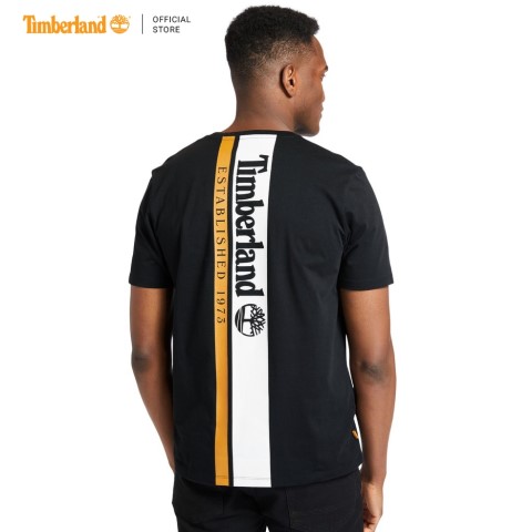 Timberland تيشرت نص كم رجالي - أسود - TB0A2DVP