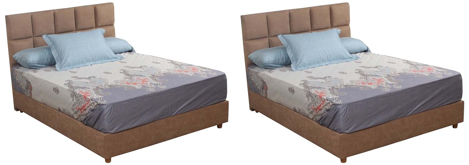 Al Maamoun طقم ملاية سرير بطباعات 6 قطع - 240*180 - متعددة الاوان