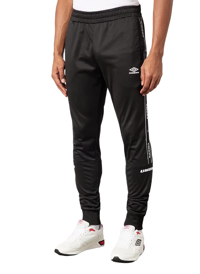 Umbro بنطلون رياضي برباط للرجال - أسود - 66044U -060