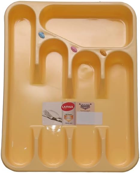 Lamsa Plast منظم معالق بلاستيك - 5 خانات - ‎HKQ - 056