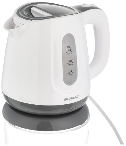 Sonai غلايه كهربائية - 1 لتر - أبيض