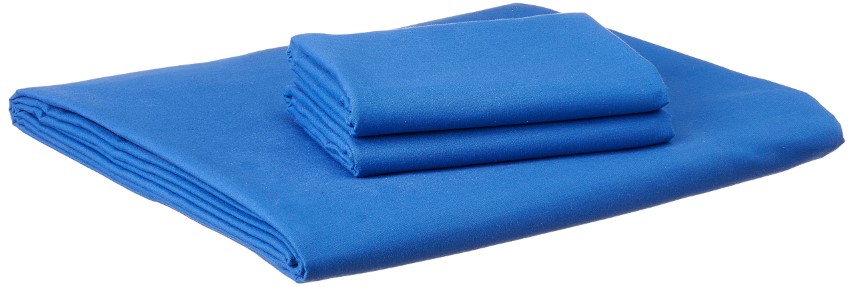 Nice Home طقم ملاية سرير مع 2 كيس مخدة - 200*180 سم - أزرق