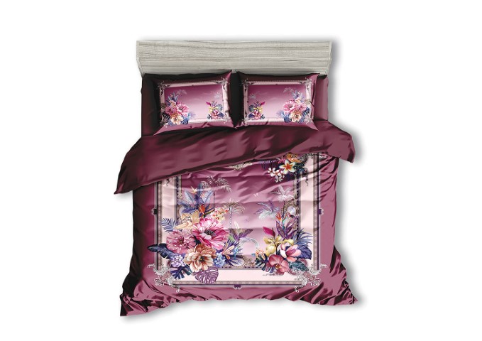 ‎Al Maamoun طقم غطاء لحاف - 240*240 سم - 7 قطع - نبيتي