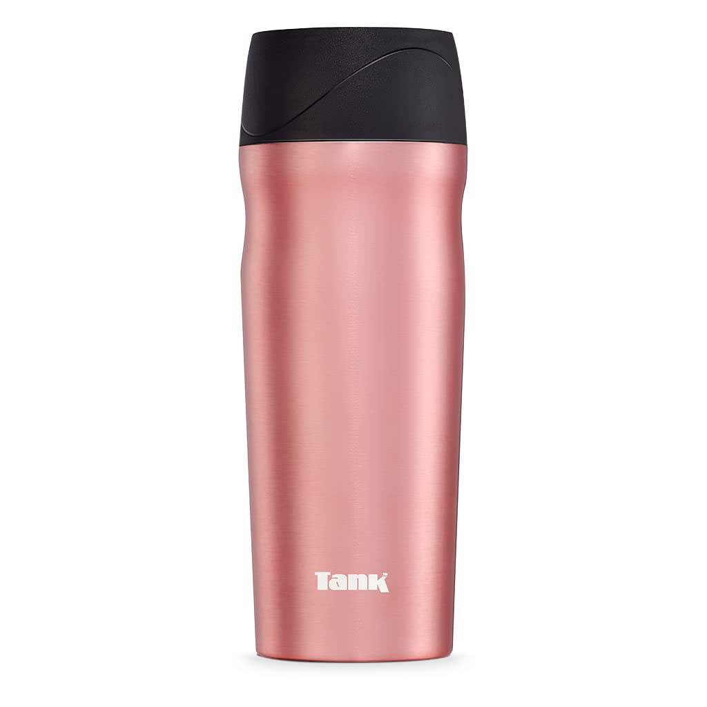 Tank مج حراري ستاتنلس ستيل - 450مل - روز جولد