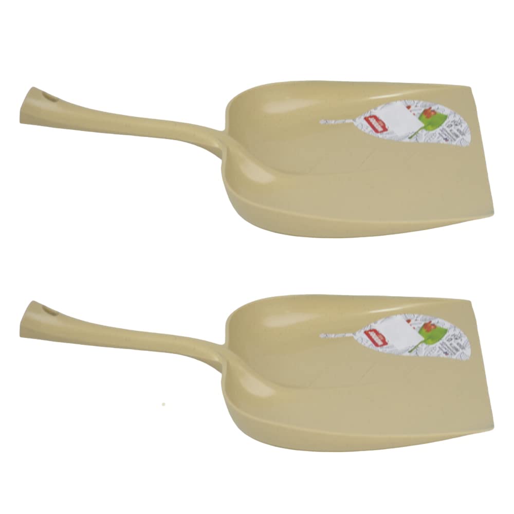 جاروف بلاستيك - 2 قطعة - بيج