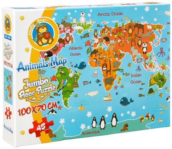 Fluffy Bear بازل لخريطة الحيوانات