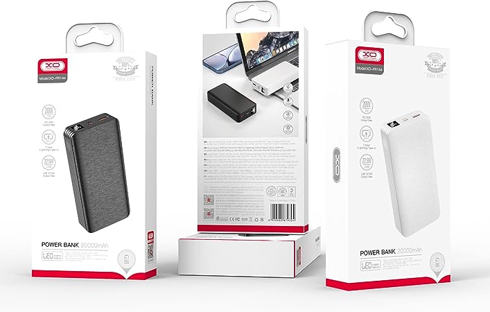 XO شاحن باور بانك سريع - ابيض - xo-PR144