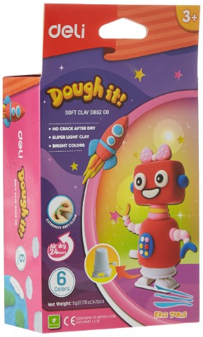 Deli صلصال ناعم للأطفال