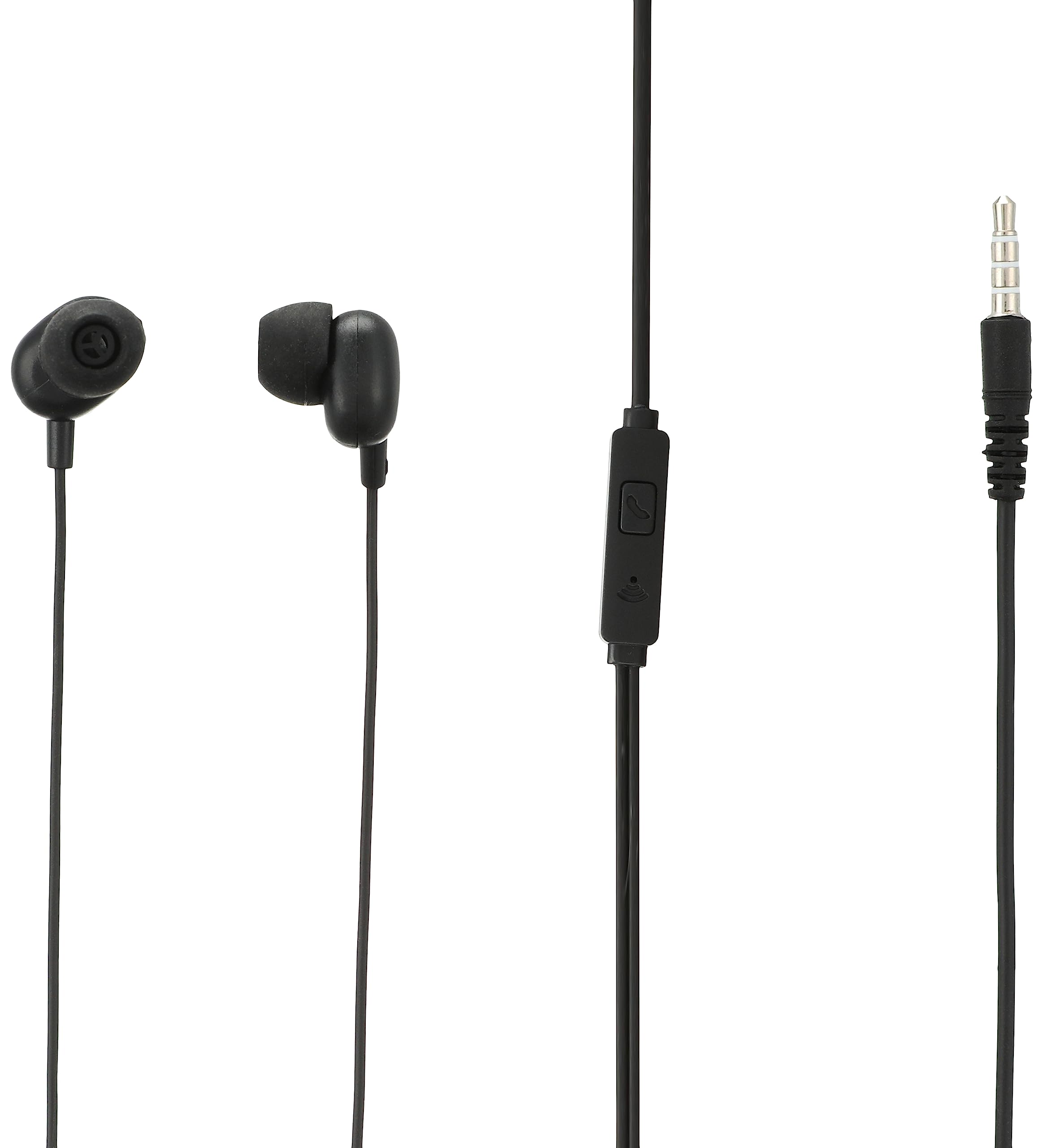 Remax سماعة أذن سلكيه بميكروفون - أسود - ‎ RW-105