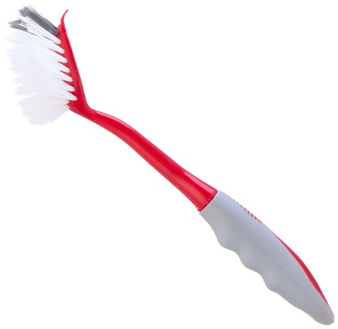 Liao فرشاة تنظيف أطباق بيد - أحمر - D130003