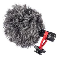 Boya ميكروفون مدمج للتسجيل علي الكاميرا - أسود - BOYA BY-MM1