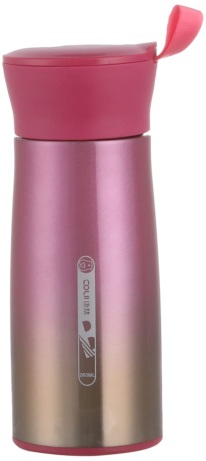 Hoor مج حراري ستانلس ستيل - 260 مل - بينك