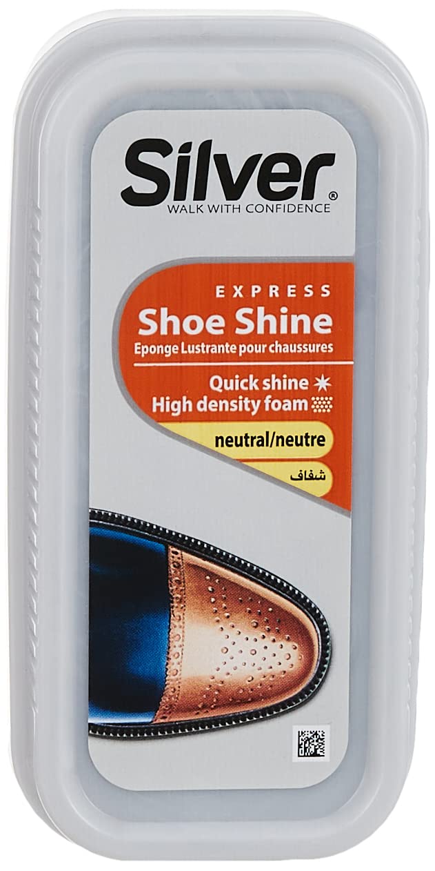 Silver إسفنجة تلميع الأحذيه