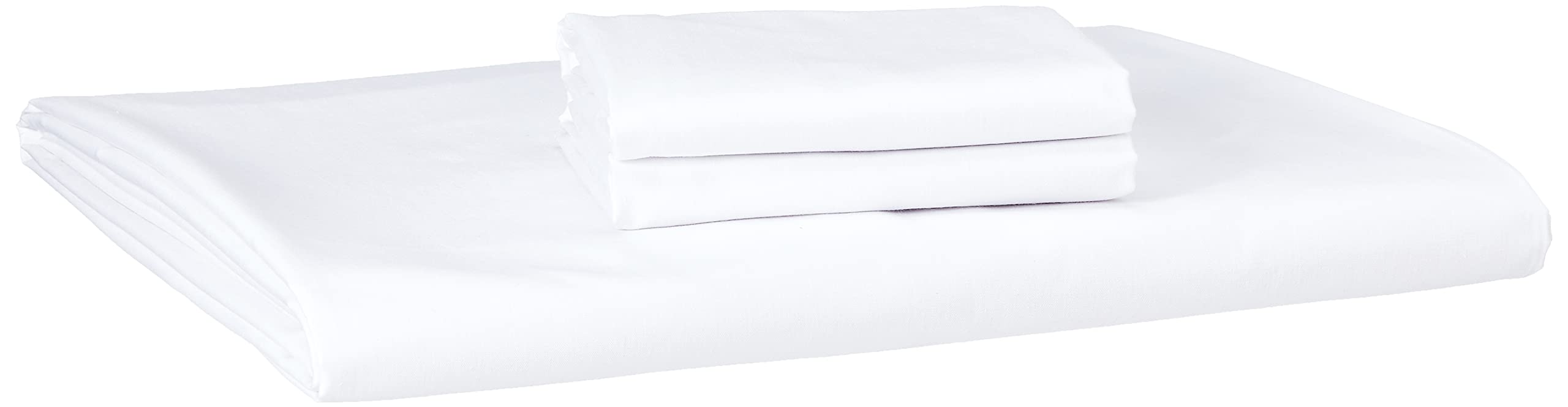 Nice Home ملاية سرير - 120*200 سم - 3 قطع - أبيض