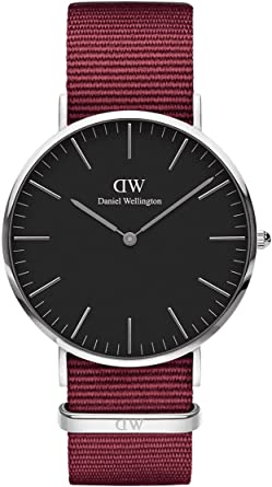 Daniel Wellington ساعة للجنسين - 40 ملم - نبيتي/أسود - DW00600270