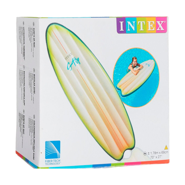 Intex عوامة سباحة شكل لوح تزلج