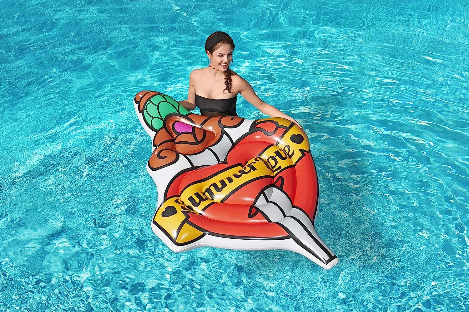 Bestway عوامة سباحة شكل قلب وسيف