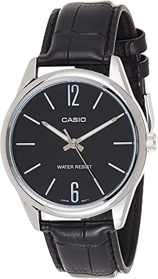 Casio MTP-V005L-1BUDF ساعة كاجوال رجالي - أسود