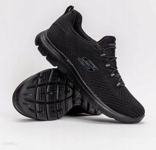 Skechers كوتشي حريمي كاجوال - أسود - 149036