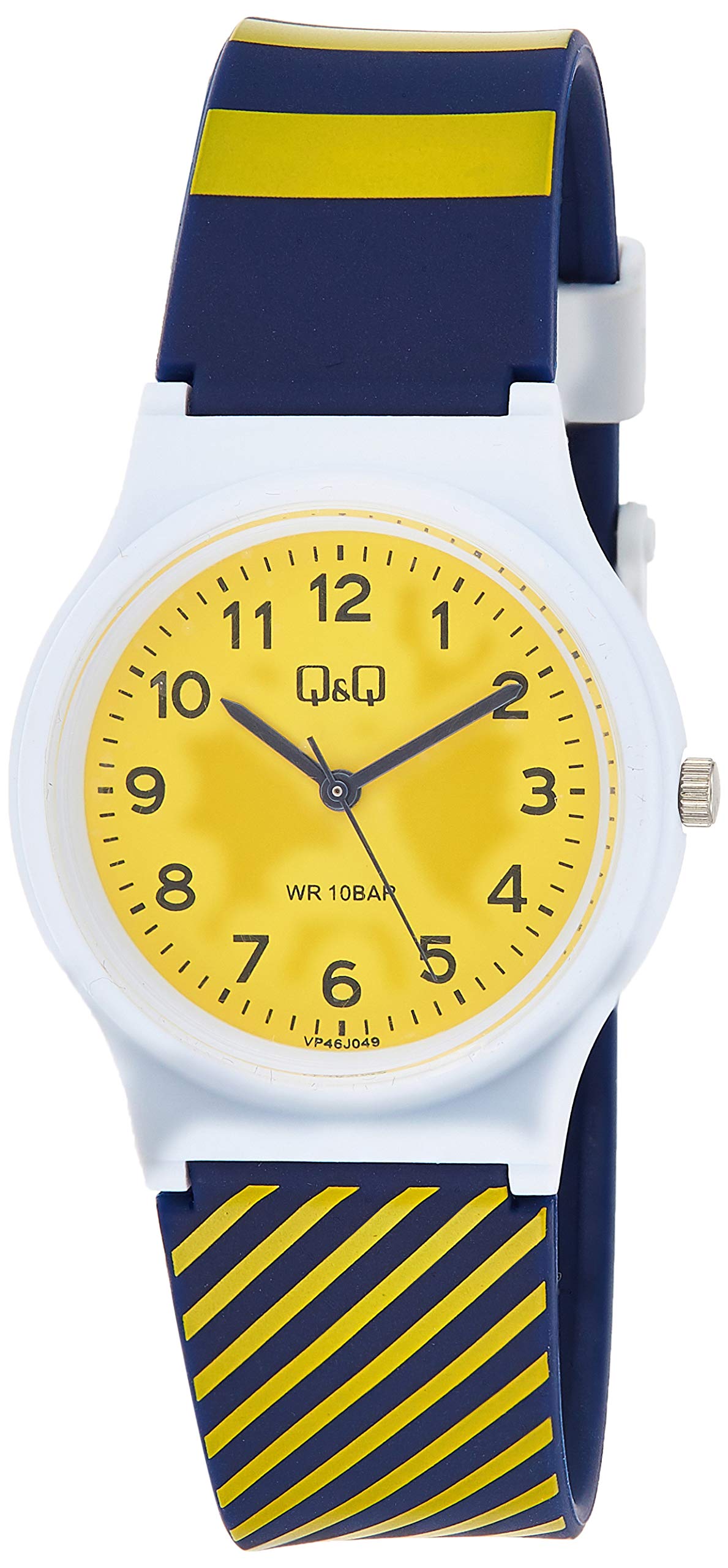Q&Q ساعة للجنسين - 34 ملم - متعددة الألوان VP46J049Y