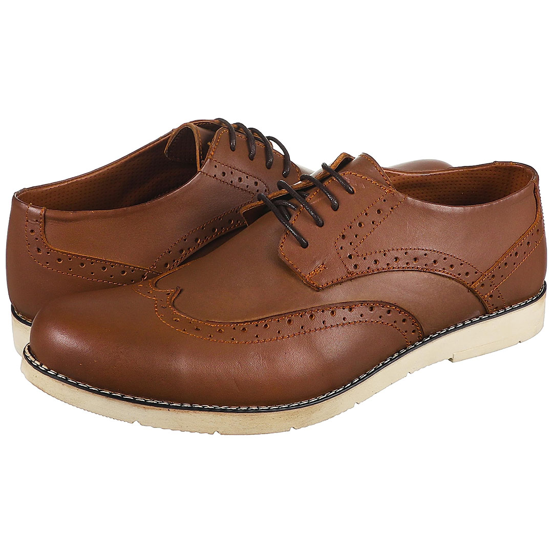 MANS15 جزمة رجالي كلاسيك - بني