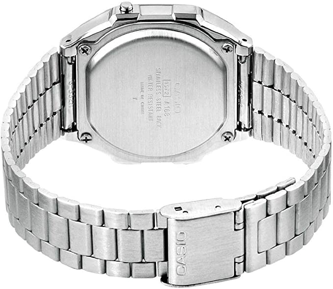 Casio A168WA ساعة كاجوال كلاسيك - فضي