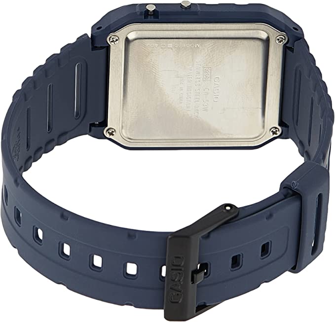 Casio ساعة للجنسين بآلة حاسبة - أزرقCA-53WF-2B