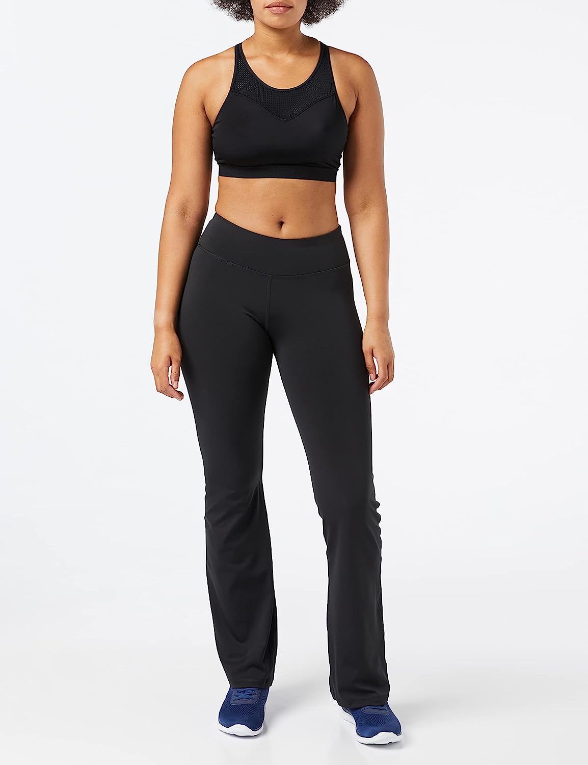 Reebok بنطلون رياضي حريمي - أسود - GS1957