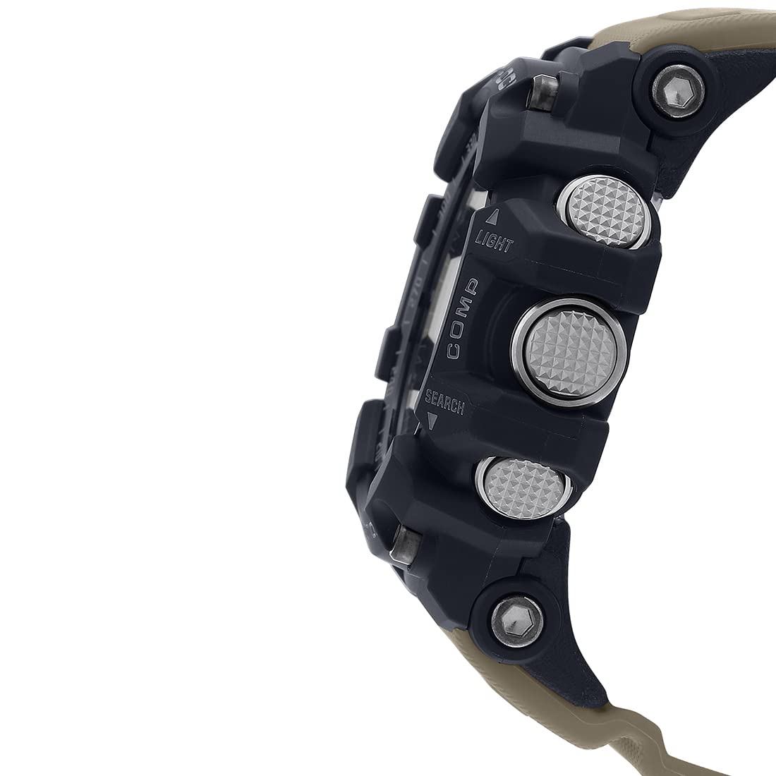 Casio ساعة كاجوال بسوار جلد حريمي - 55 ملم - أسود - GG-1000-1A5DR