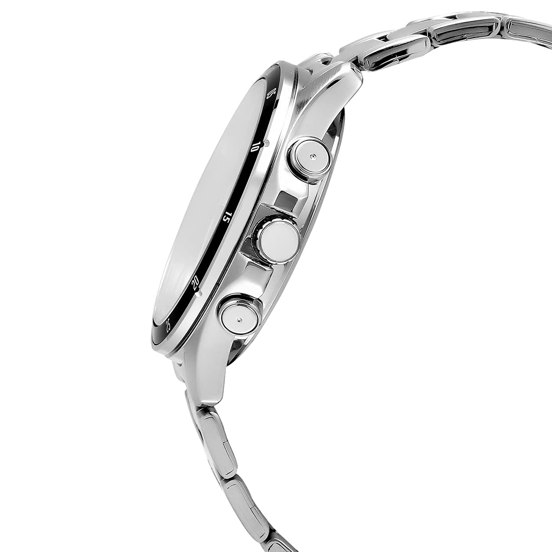 Casio ساعة كلاسيك رجالي - 44 مم - فضي - MTP-1374D-1AVDF