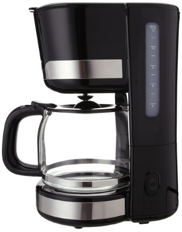 Tornado ماكينة قهوة مفلتره 1000 وات - اسود - Tcma-1015-B