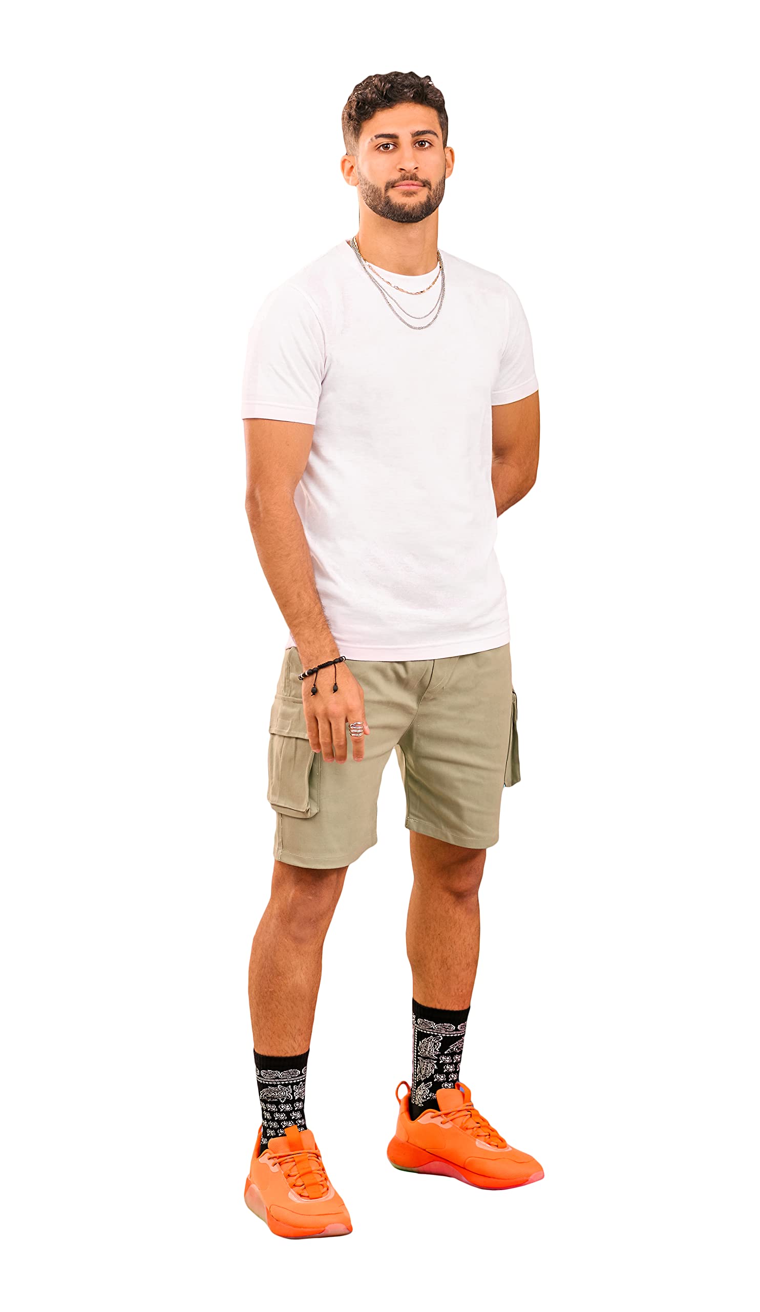 Red Dot طقم تيشيرت رجالي - 3 قطع - أبيض