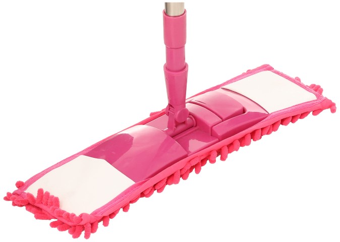 مساحه مايكروفايبر لتنظيف الأرضيات - فوشيا