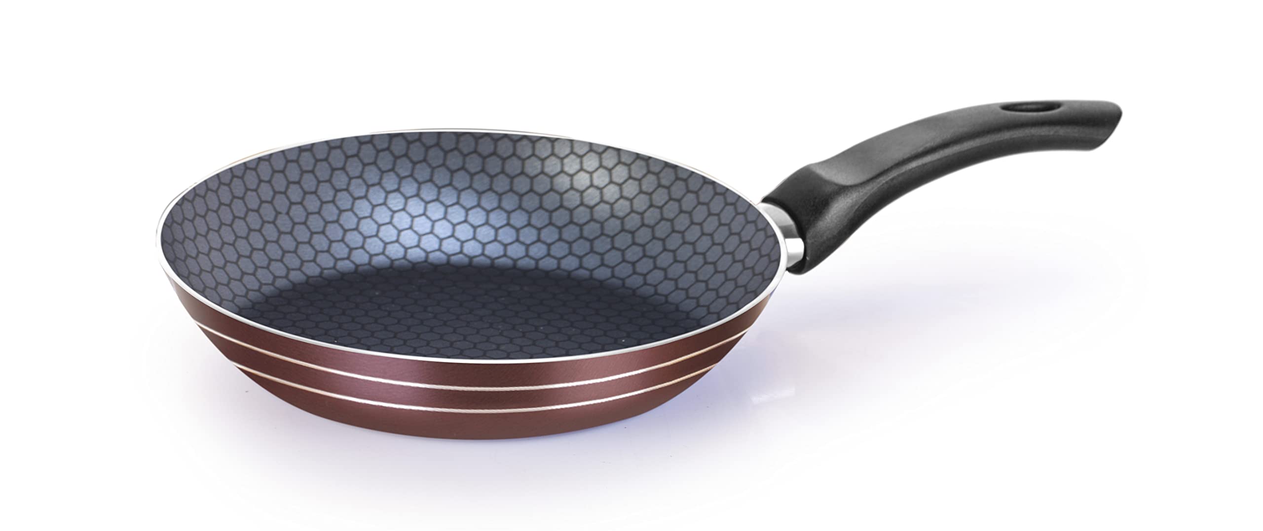 Trueval طقم طاسات قلي - مقاس 16/18/22 - 3 قطع