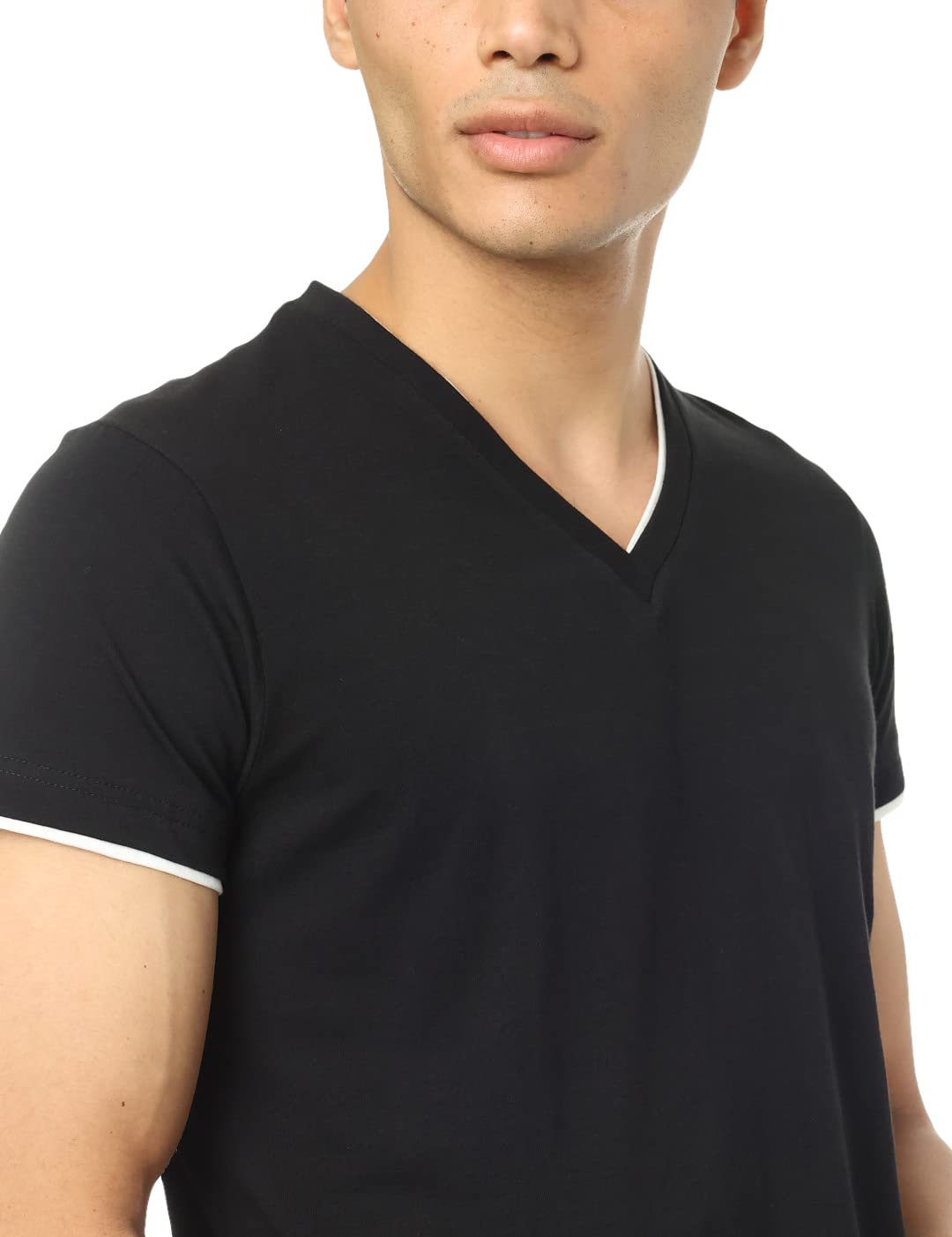 Hero Basic اندرشيرت نص كم رجالي - أسود