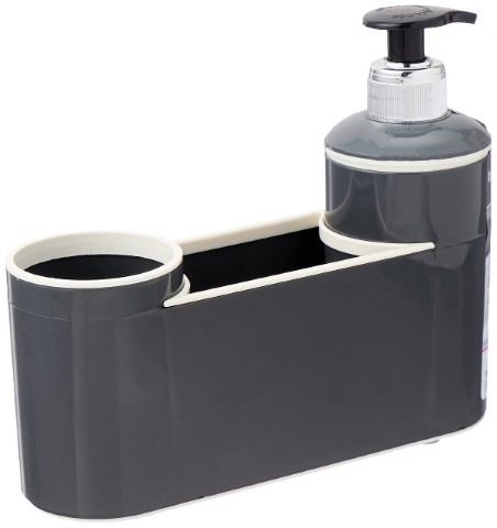 Tuppex دسبنسر صابون 3 في 1 - رمادي/أبيض