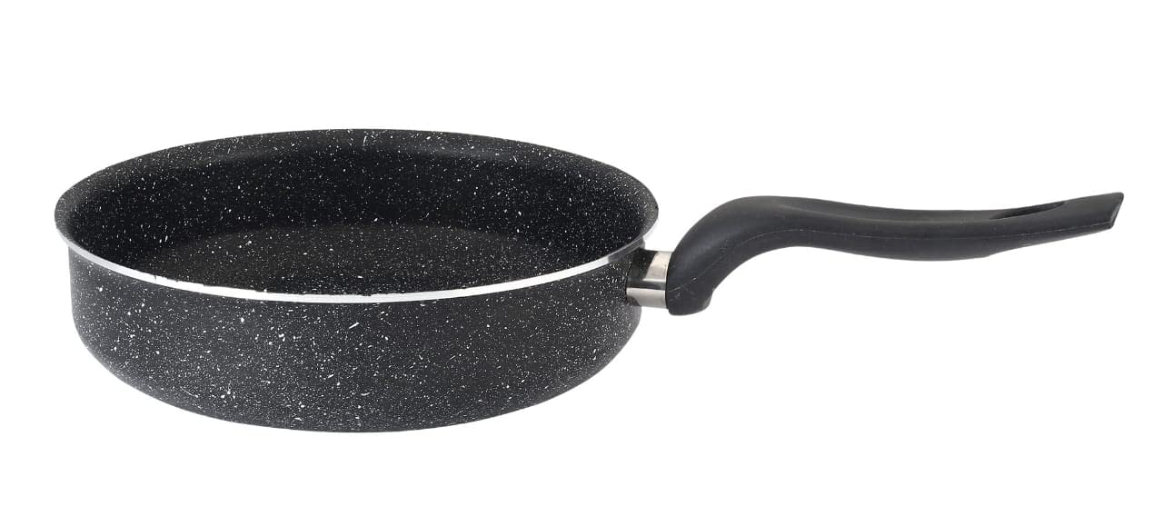 El Amal Elite مقلاة عميقة غير لاصقة مع مصفاه - أسود - 1011