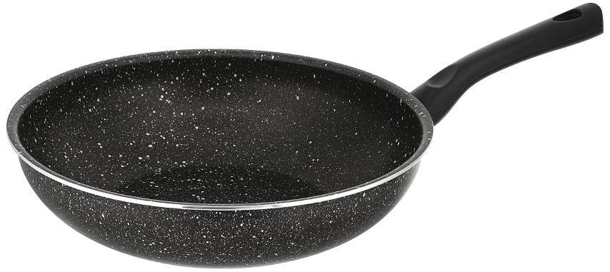 Lazord طاسة جرانيت غويطة - 28 سم - أسود