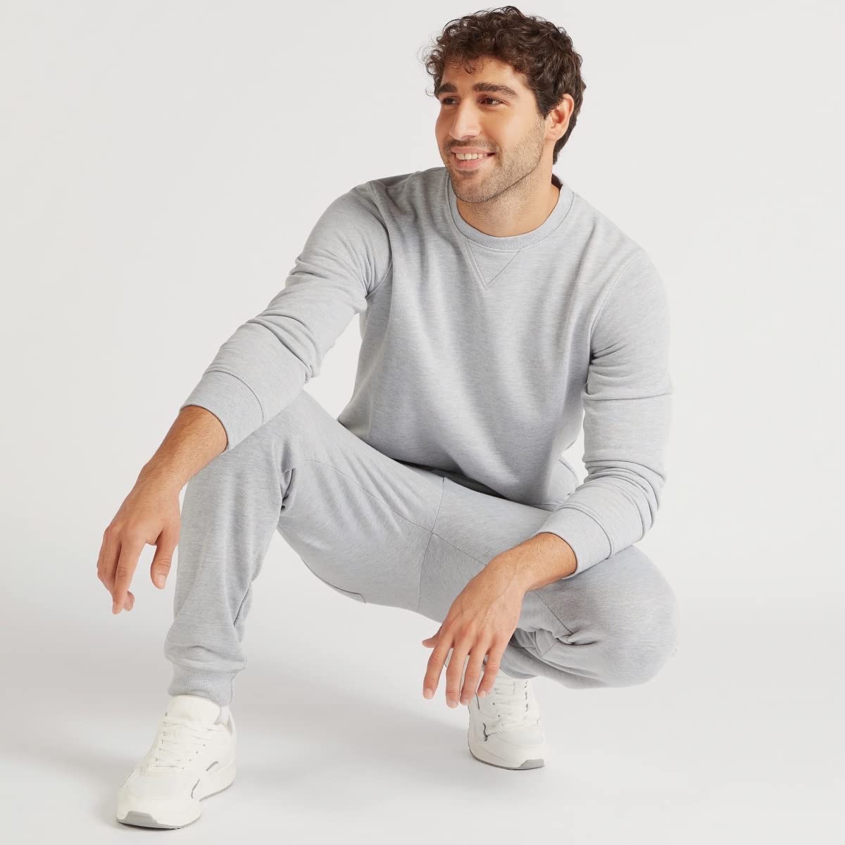 Splash بنطلون رياضي رجالي - رمادي