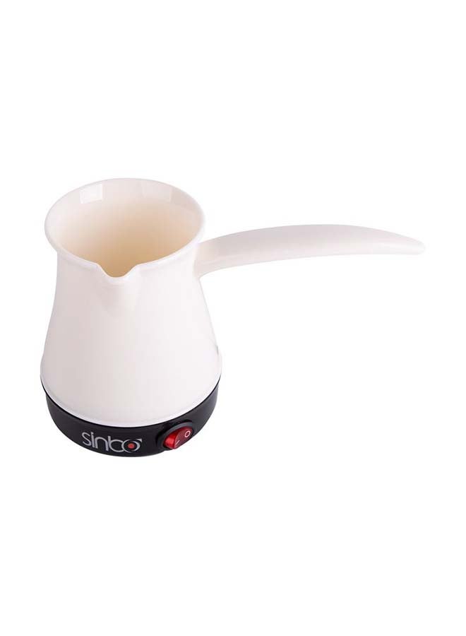 Sinbo ماكينة صنع القهوه الكهربائي - 600 وات - أبيض /إسود