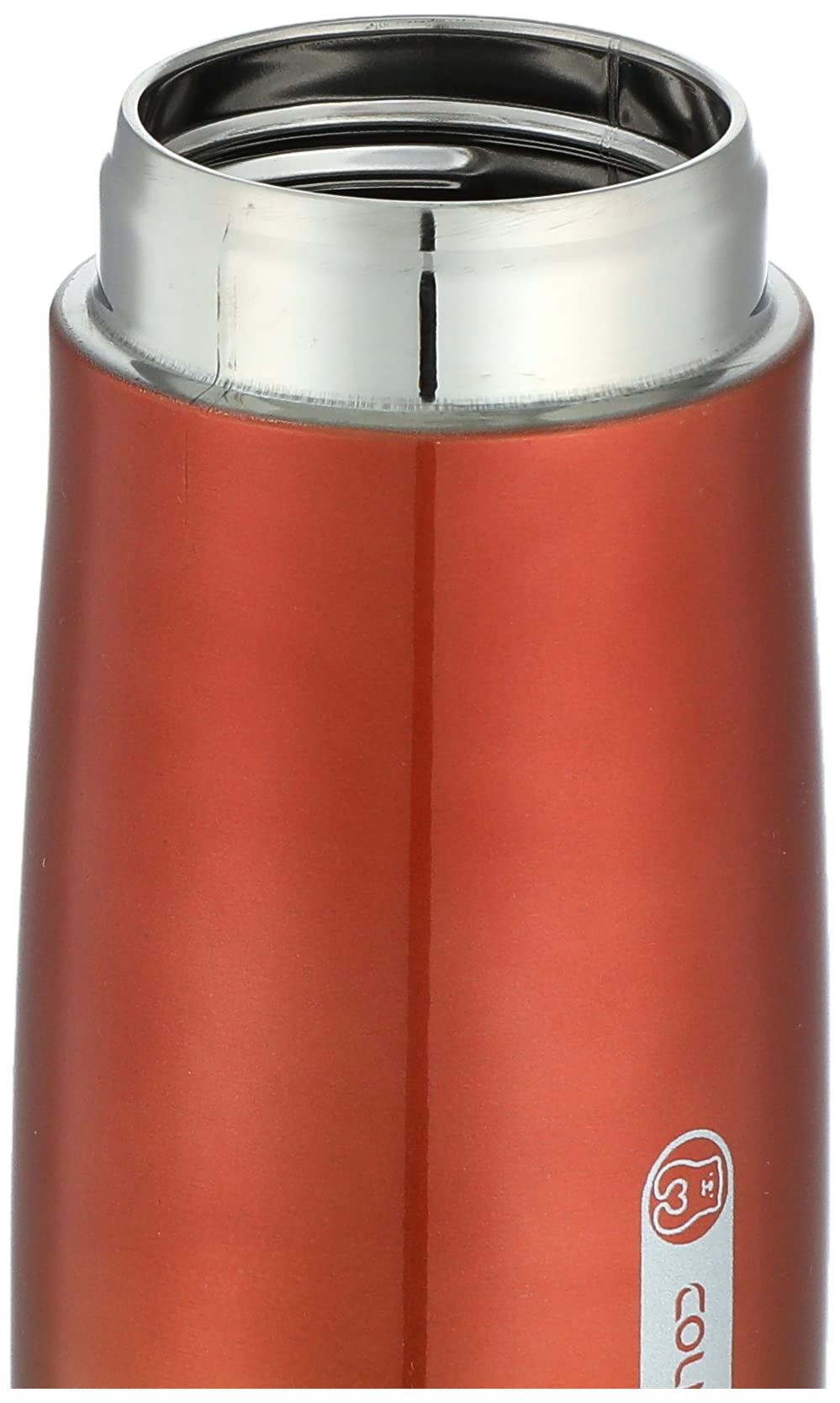 Hoor ترمس ستانلس ستيل - 350 مل - برتقالي/ذهبي